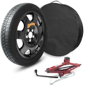Thuiskomer 18 inch (aluminium met band 125/70R18, steekmaat 5x112) inclusief goed voorbereide montageset
